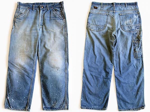 60s USA製 Leeリー 191Z 赤タグ JELT DENIMジェルトデニム ペインター 