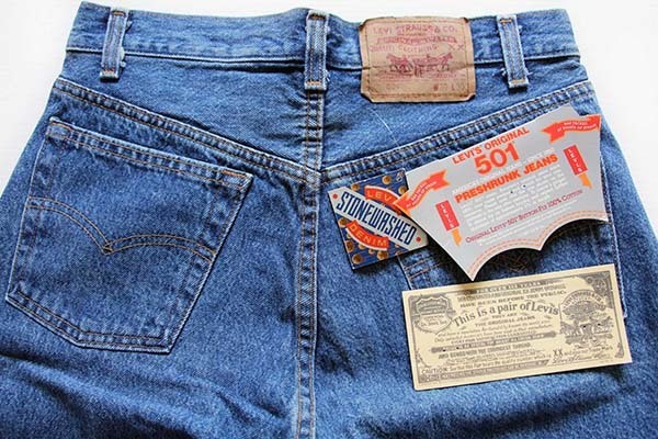 デッドストック☆80s USA製 Levi'sリーバイス 501 デニムパンツ w30