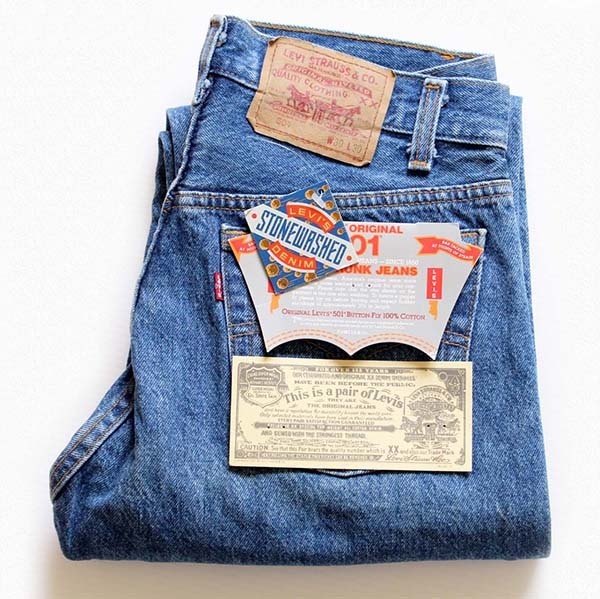 デッドストック☆80s USA製 Levi'sリーバイス 501 デニムパンツ w30