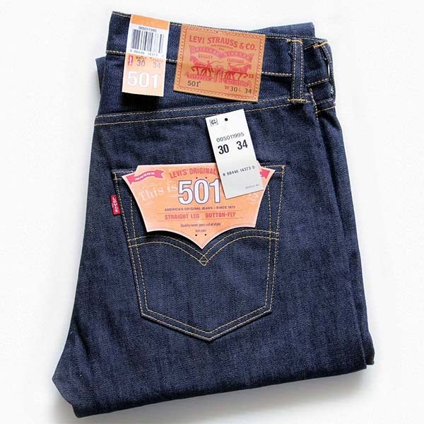 未使用☆USA製 Levi'sリーバイス 501 CONE DENIM WHITE OAK デニム ...