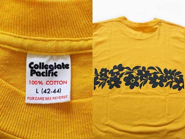 Collegelate Pacificアメリカ製80sヴィンテージTシャツS