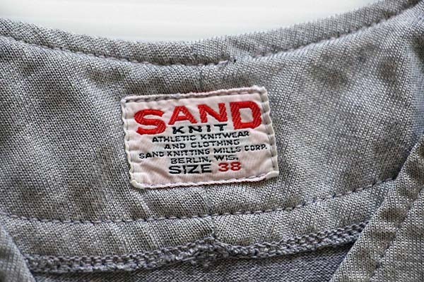 60s SAND KNIT レーヨン ベースボールシャツ グレー 38 - Sixpacjoe 