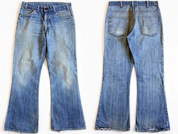 70s USA製 Levi'sリーバイス 646 デニムパンツ w34 L30☆ベルボトム