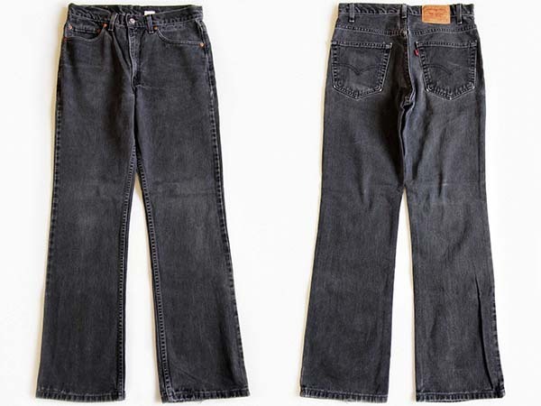 00s USA製 Levi'sリーバイス 517 ブラック デニムパンツ w33 L32