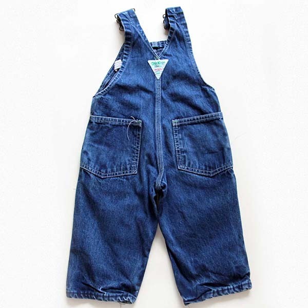 80s OSHKOSH B'GOSH デニム オーバーオール キッズ☆サロペット