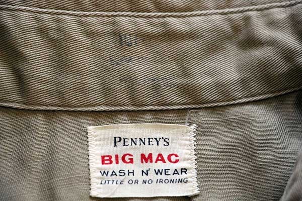 50’s PENNY’S BIG MAC  コットン ワークシャツ L