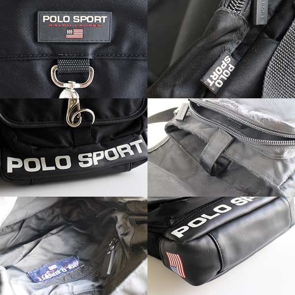 90s POLO SPORTポロ スポーツ ラルフローレン ナイロン ショルダー