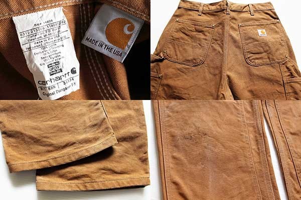 Carhartt ダブルニー ダック地 ペインターパンツ USA製