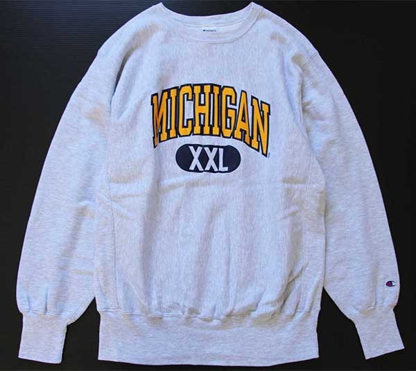 90s champion チャンピオン MICHIGAN リバースウィーブ XL