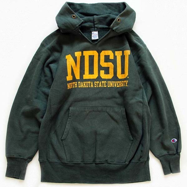 90s USA製 Championチャンピオン NDSU リバースウィーブ スウェット