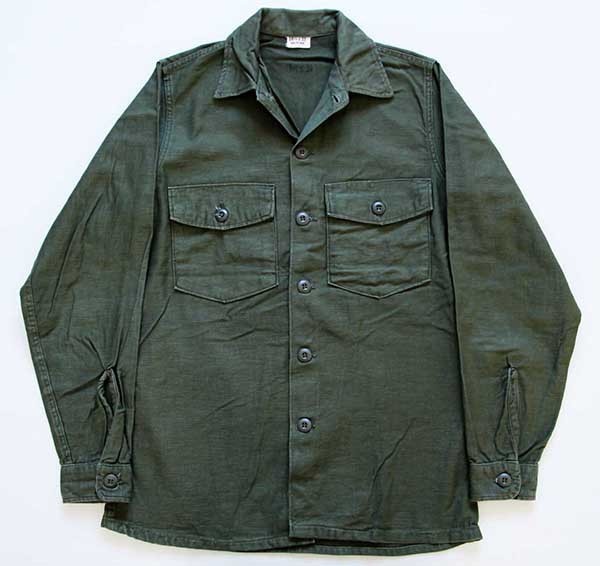 60s 米軍 U.S.ARMY ユーティリティシャツ 14.5☆21 - Sixpacjoe Web Shop