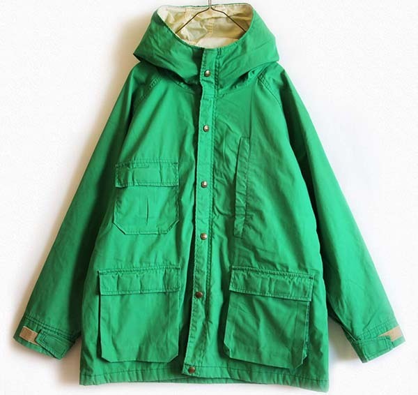 70s USA製 Woolrichウールリッチ マウンテンパーカー ライトグリーン 