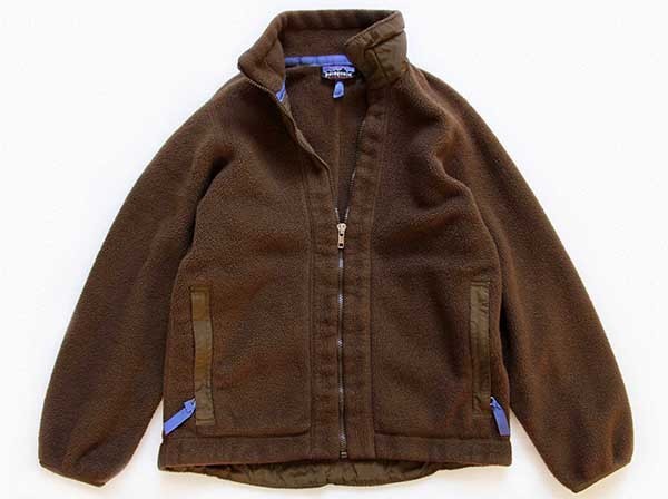 90s USA製 patagoniaパタゴニア シンチラ フリース ジャケット 茶 S