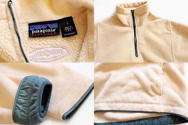 s USA製 patagoniaパタゴニア プルオーバー シンチラ フリース