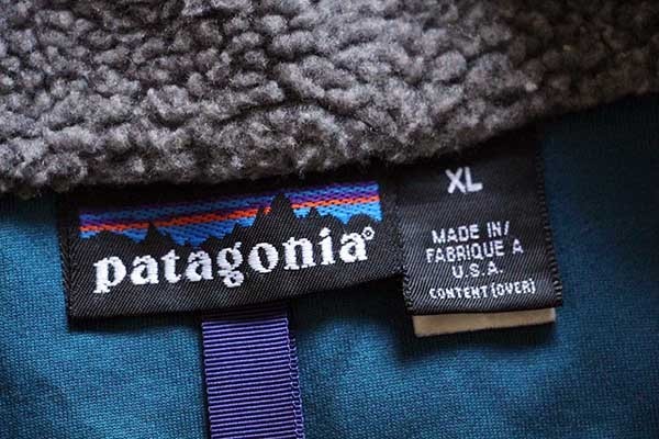 90s USA製 patagoniaパタゴニア レトロX フリースジャケット グレー XL★雪なしタグ - Sixpacjoe Web Shop