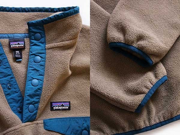 patagoniaパタゴニア シンチラ フリース スナップT モカ キッズXXL 