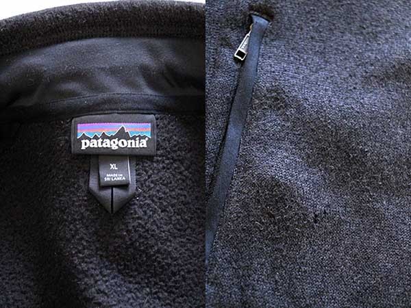 patagoniaパタゴニア ベターセーター フリースベスト 黒 XL