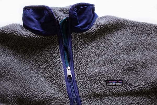 90s USA製 patagoniaパタゴニア レトロX フリースジャケット グレー XL 