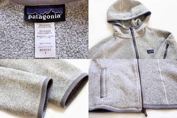 patagoniaパタゴニア ベターセーター フーディー フリースパーカー グレー W-S - Sixpacjoe Web Shop