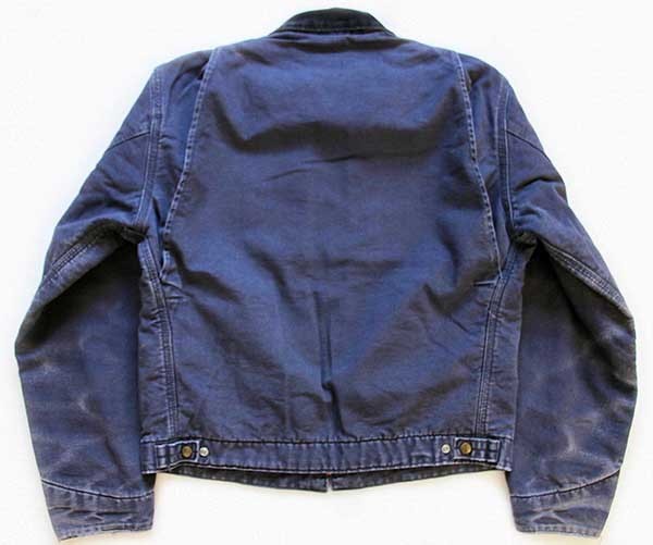 90s カーハート Carhartt デトロイトジャケット グットフェード 青