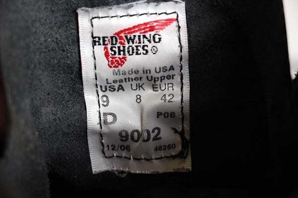 USA製 REDWINGレッドウイング 9002 LUMBERJACK MOCK Woolrichウール 