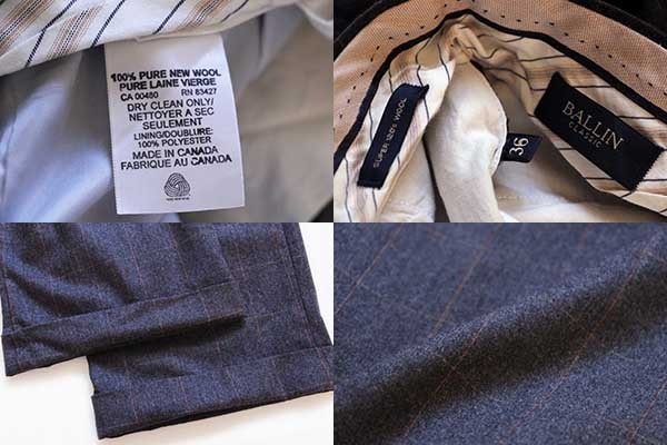 古着 DOCKERS ツータック コットン×リネン スラックスパンツ