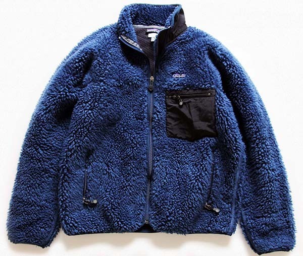 00s patagoniaパタゴニア クラシック レトロカーディガン フリースジャケット 紺 S - Sixpacjoe Web Shop