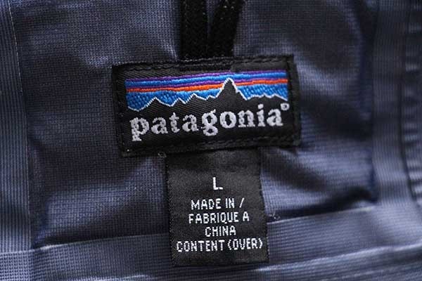 【※定番】patagoniaパタゴニア★刺繍ロゴ ダウンジャケット L 黒 人気