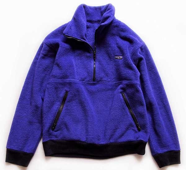 80s Patagonia ハーフジップ フリース プルオーバー