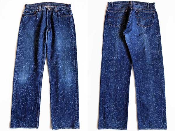 80s Levis 501 ギャラクティックウォッシュ USA製 W33 L32 - デニム