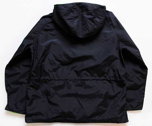 80～90s USA製 hawaii ナイロンジャケット パーカーー 黒 グレー