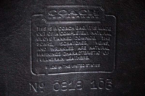 USA製 COACH オールド コーチ レザー ショルダーバッグ 黒☆106