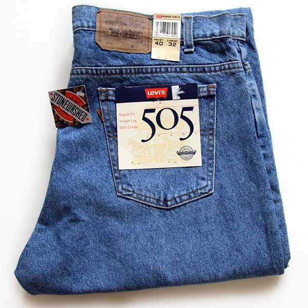 デッドストック★90s USA製 Levi'sリーバイス 505 デニムパンツ w40 L32 - Sixpacjoe Web Shop