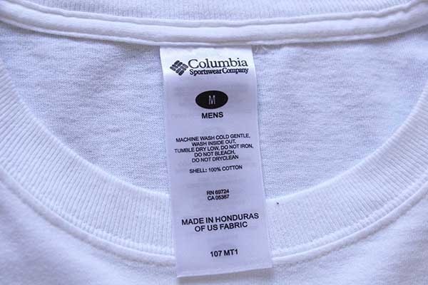 コロンビア Columbia 半袖 両面プリント プリントTシャツ メンズXL /eaa260314