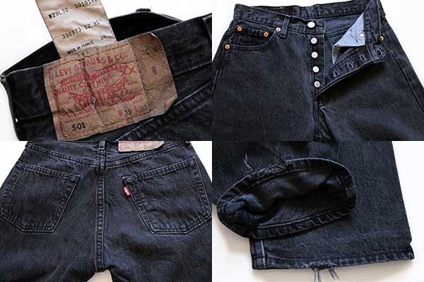 levi's 501 black w29 l30