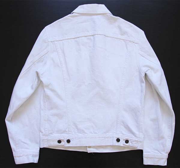 80s USA製 Levi'sリーバイス 70506 ホワイト デニムジャケット 4ポケット 38 - Sixpacjoe Web Shop