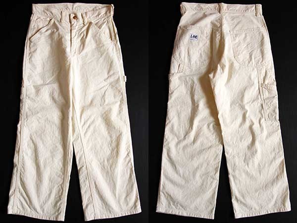 新品正規品  コットン Leeリー USA製 70s ペインターパンツ w29 生成り パンツ