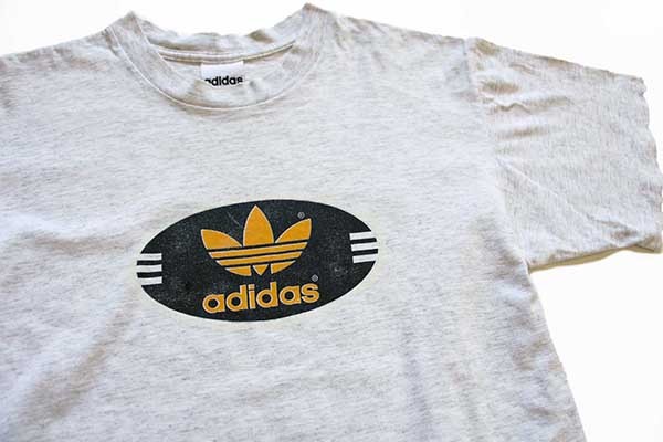 本日で出品終了 常田着 同型同色 old adidas トレフォイル tシャツ