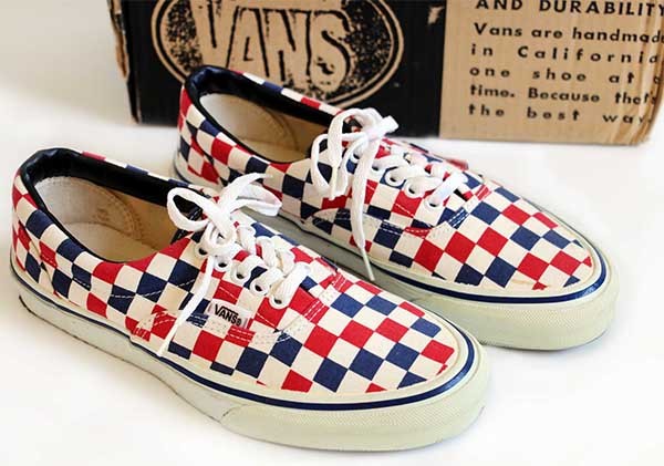 90s vans usa製 バンズ ビンテージ エラ チェッカー-