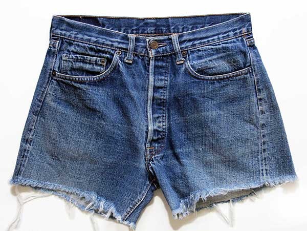 60s LEVI'Sリーバイス 501 BIGE カットオフ デニム ショートパンツ w31