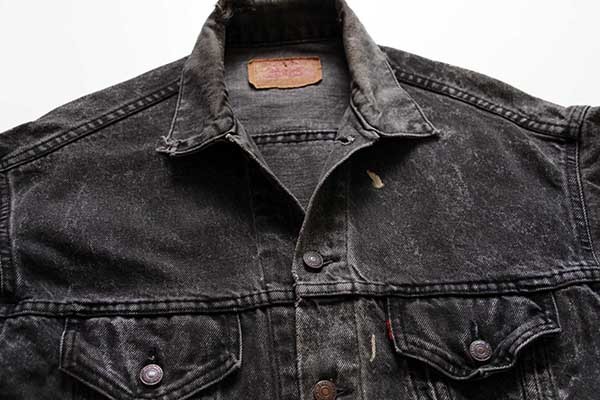 80s USA製 Levi'sリーバイス 70507 ブラック デニムジャケット 4 ...