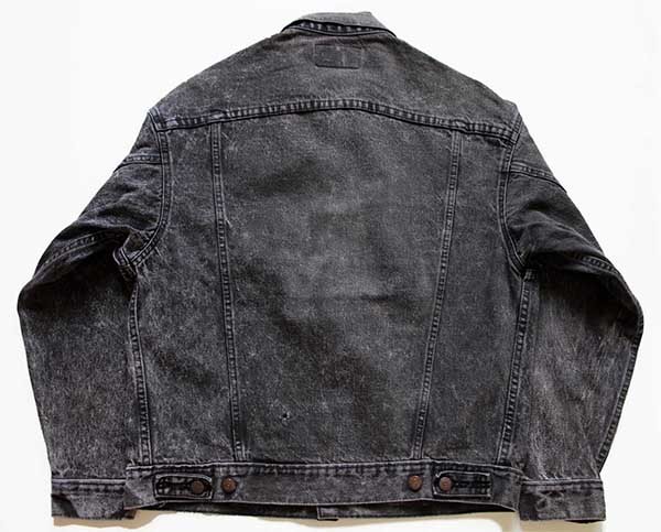 80s USA製 Levi'sリーバイス 70507 ブラック デニムジャケット 4