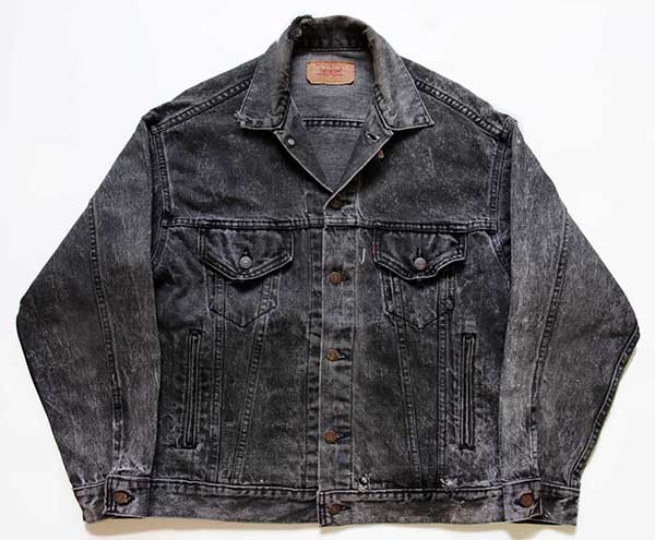 Levi's 90s USA製 70507-0555 ブラック デニムジャケット-