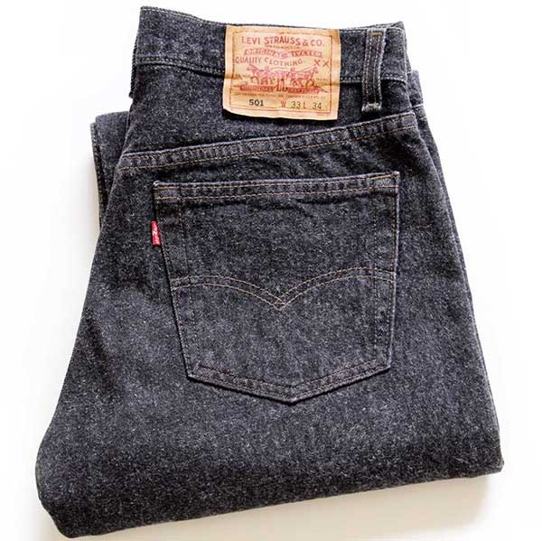 美品】Levi's リーバイス 先染 ブラック 501 MADE IN USA