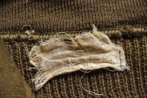 40s 米軍 U.S.ARMY 5ボタン ハイネック ウールニット セーター