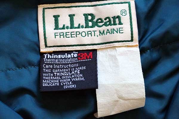 90s USA製 L.L.Bean チロリアンテープ マルチカラー Thinsulate