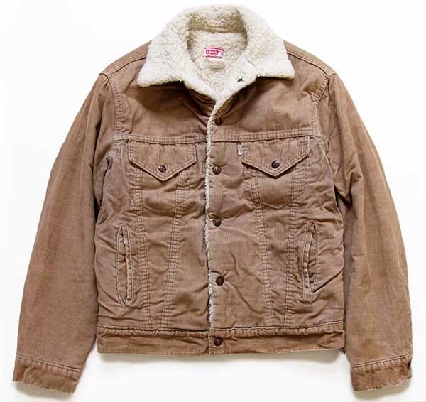 70s Usa製 Levi Sリーバイス ボアライナー コーデュロイジャケット 4ポケット ベージュ 36 Sixpacjoe Web Shop