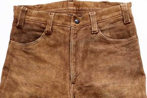 60s LEVI'Sリーバイス BIGE スエード レザーパンツ 茶 w28 - Sixpacjoe ...