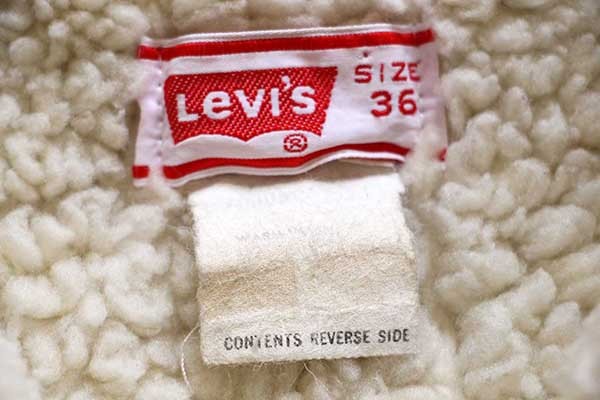 70s USA製 Levi'sリーバイス 70608 ボアライナー コーデュロイ