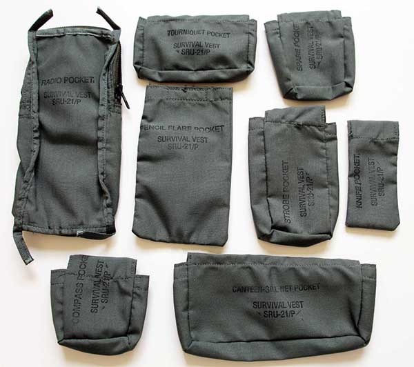 90s 米軍 USAF SRU-21P メッシュ サバイバルベスト セージ